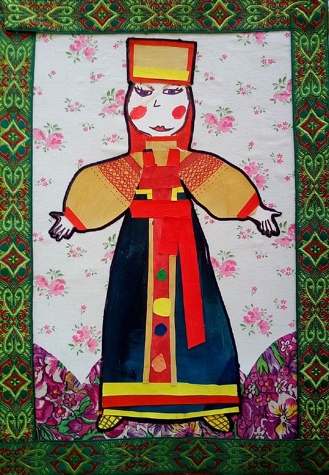Костина Дарья, 8 лет, Русский традиционный женский костюм